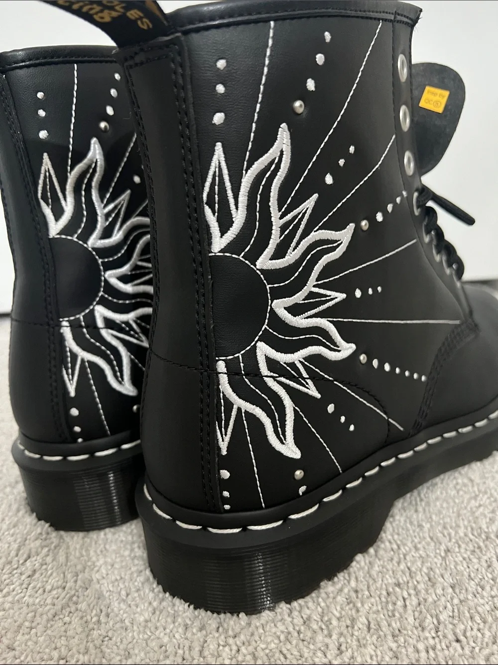 Dr. Martens 1460 Solar Flare Boots Black